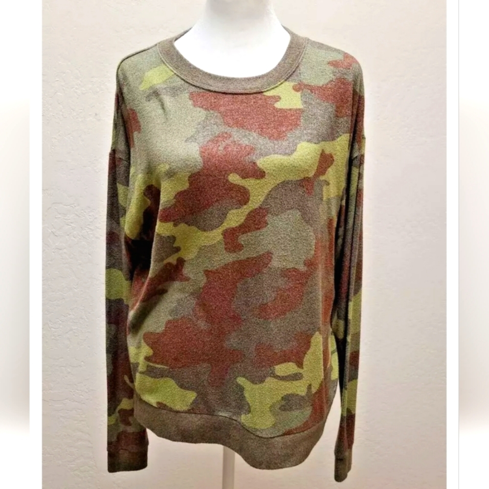 NWT Women's Abound Camouflage Sweater